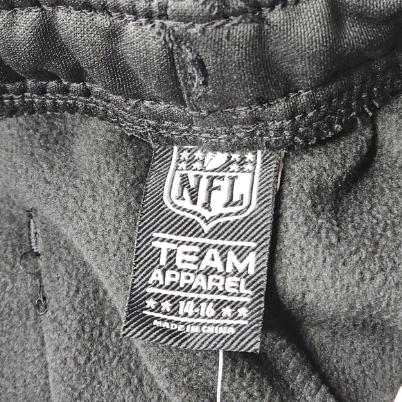 NFL Raiders Black Joggers size: Youth 14-16 - Picture 6 of 7